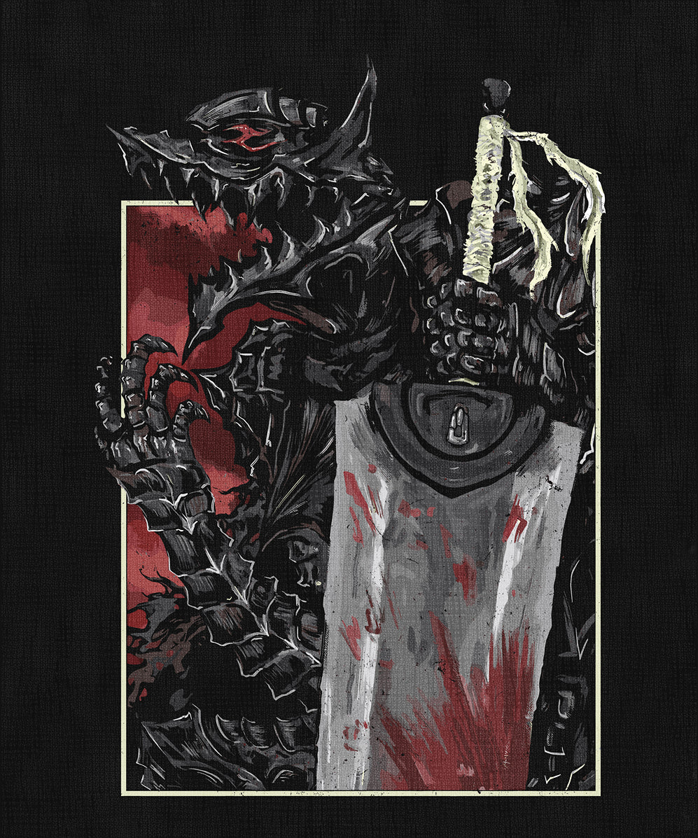 Artwork of Berserk Beast of Darkness Grim. The Beast of Darkness is a manifestation of Guts’ rage, trauma, and desire for vengeance in Berserk. Born from years of pain and betrayal, it lurks within him, urging him to abandon reason and give in to slaughter. As Guts uses the Berserker Armor, the Beast grows stronger—threatening to consume his soul and erase his humanity.