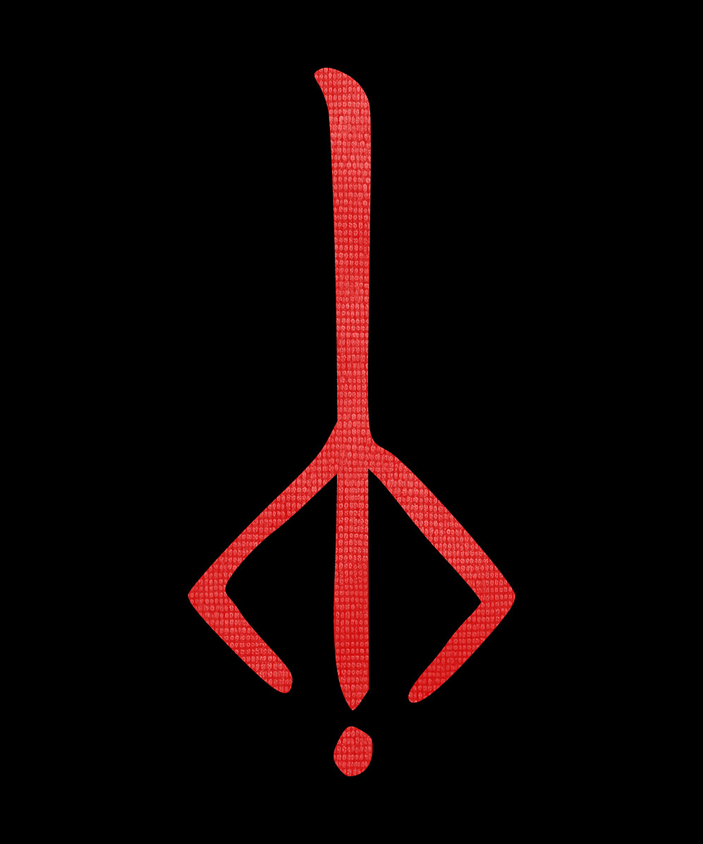 Concept Art of Bloodborne Hunters Mark Embroidered. The Hunter’s Mark in Bloodborne is a mysterious rune that allows hunters to awaken without losing Blood Echoes. Etched with eldritch power, it symbolizes the eternal hunt and the cycle of death and rebirth.