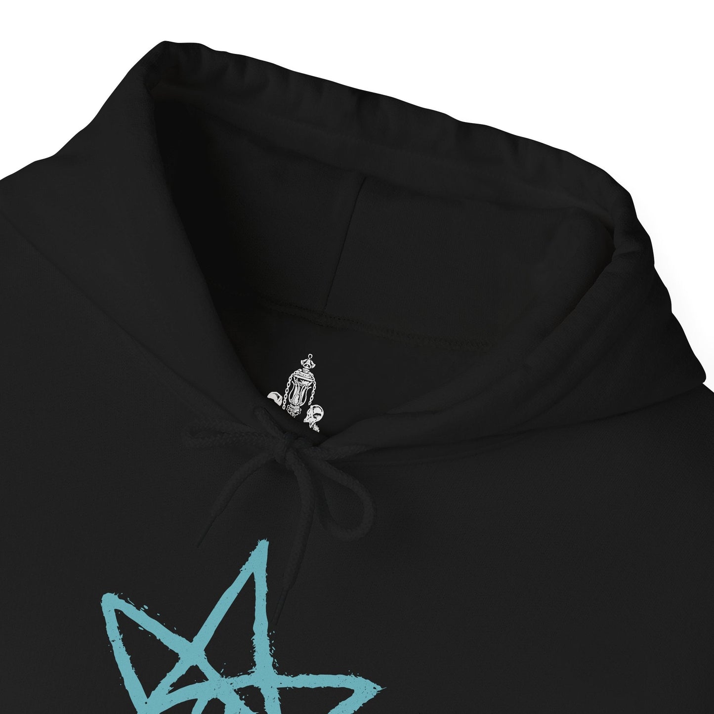 Folded Hooded Sweatshirt featuring Micolash, Host of the Nightmare from Bloodborne, the deranged scholar and leader of the School of Mensis. Trapped within the maddening dreamscape of the Nightmare of Mensis, Micolash roams its labyrinthine halls, muttering cryptic ramblings as he seeks communion with the Great Ones. Wearing his iconic cage-like helm, he embodies the twisted pursuit of cosmic knowledge at the cost of sanity. A must-have for fans of Bloodborne’s eldritch lore.