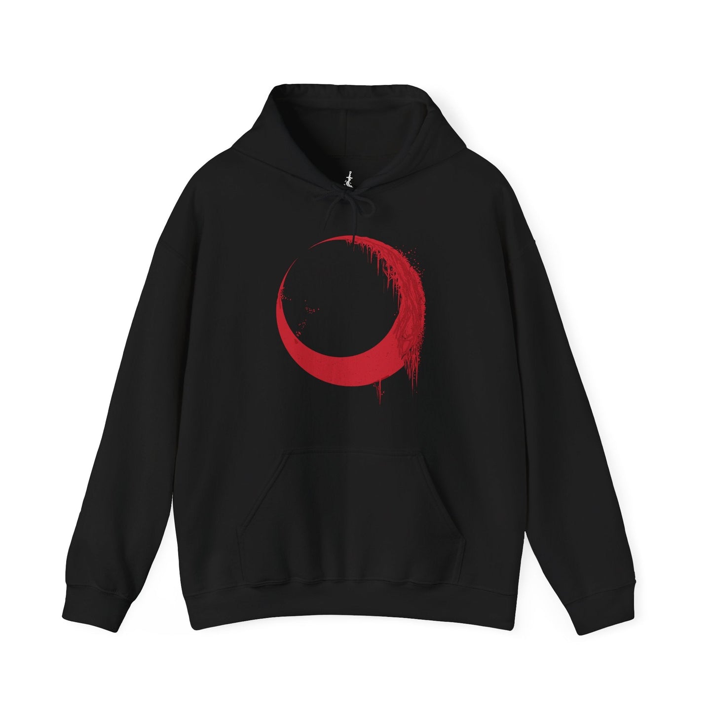 Image 3 of a Black Bloodborne Hooded Sweatshirt featuring the Scourge Beast, a nightmarish predator ravaging Yharnam’s alleys during the hunt. Marked by blood-soaked fur and animalistic rage, this creature reflects the thin line between hunter and hunted. This design honors the chilling intensity and tragic ferocity of Bloodborne’s monstrous foes.