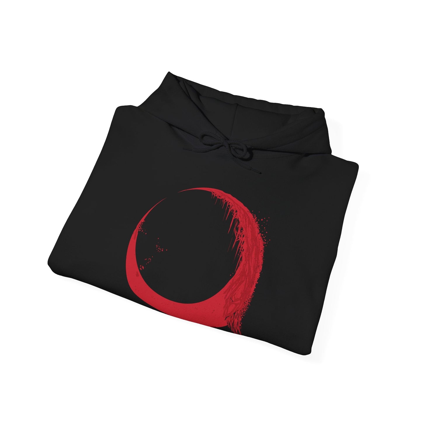 Folded Bloodborne Hooded Sweatshirt featuring the Scourge Beast, a nightmarish predator ravaging Yharnam’s alleys during the hunt. Marked by blood-soaked fur and animalistic rage, this creature reflects the thin line between hunter and hunted. This design honors the chilling intensity and tragic ferocity of Bloodborne’s monstrous foes.