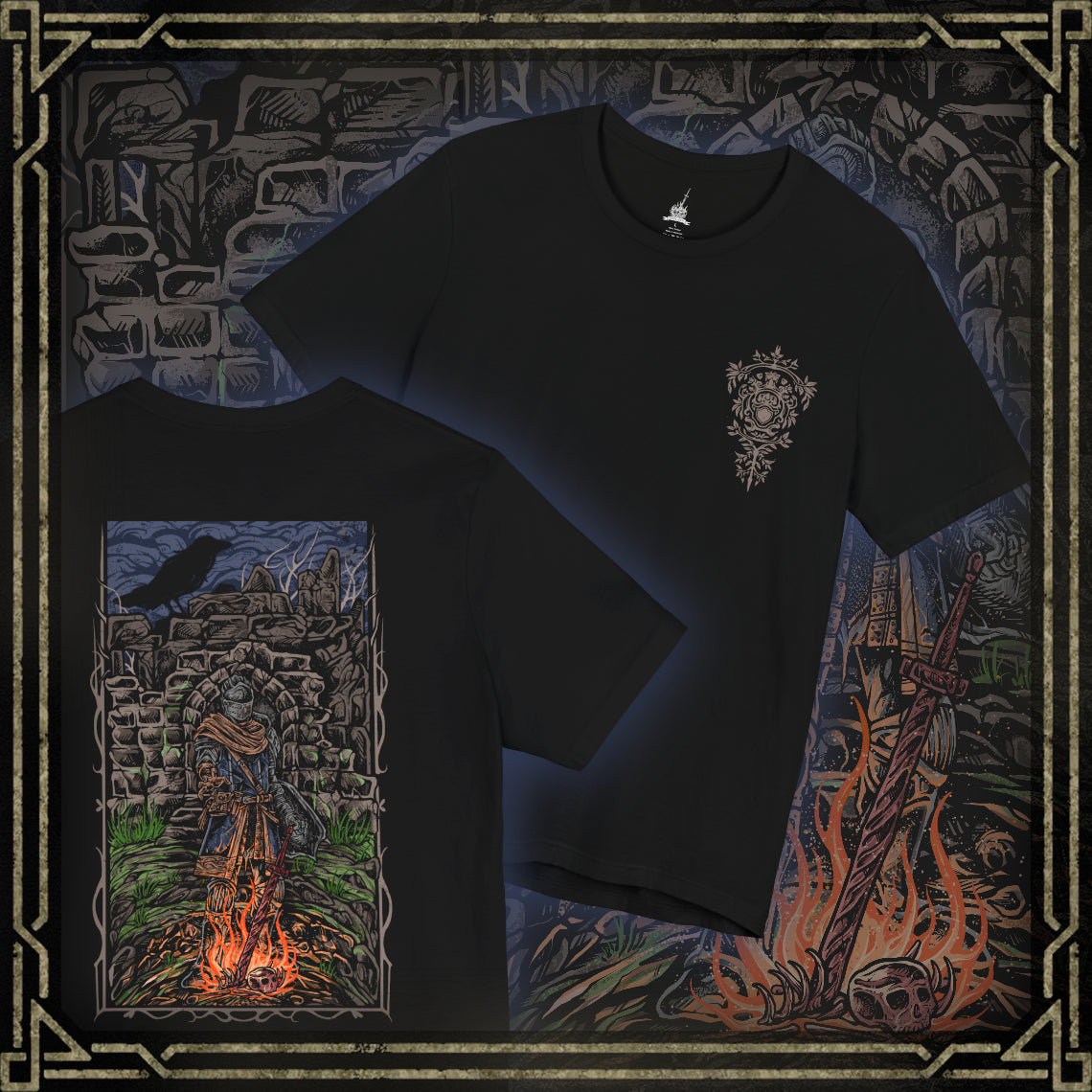 Chosen Undead Double-Sided T-Shirt – Drippy Souls