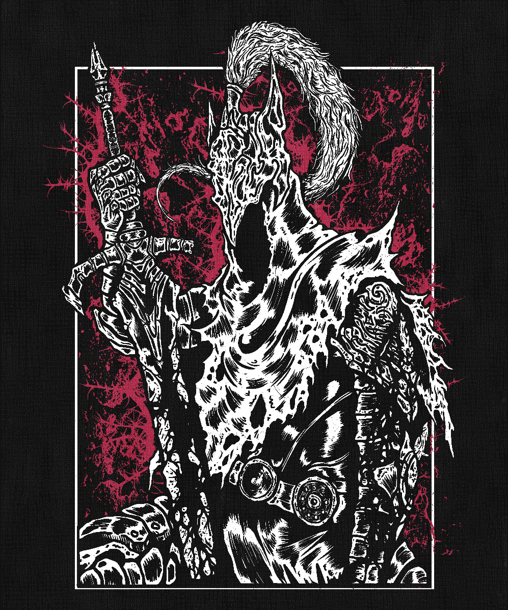 Concept Art of Dark Souls Artorias the Abysswalker Grim. In Dark Souls, Artorias stands as a fallen legend. Armed with a greatsword and a shattered arm, he faced the Abyss alone to rescue Oolacile. Though tainted by darkness, he fought with unwavering resolve. His corrupted form guards the Abyss, a somber reminder that even the greatest warriors can fall to the very evil they oppose.