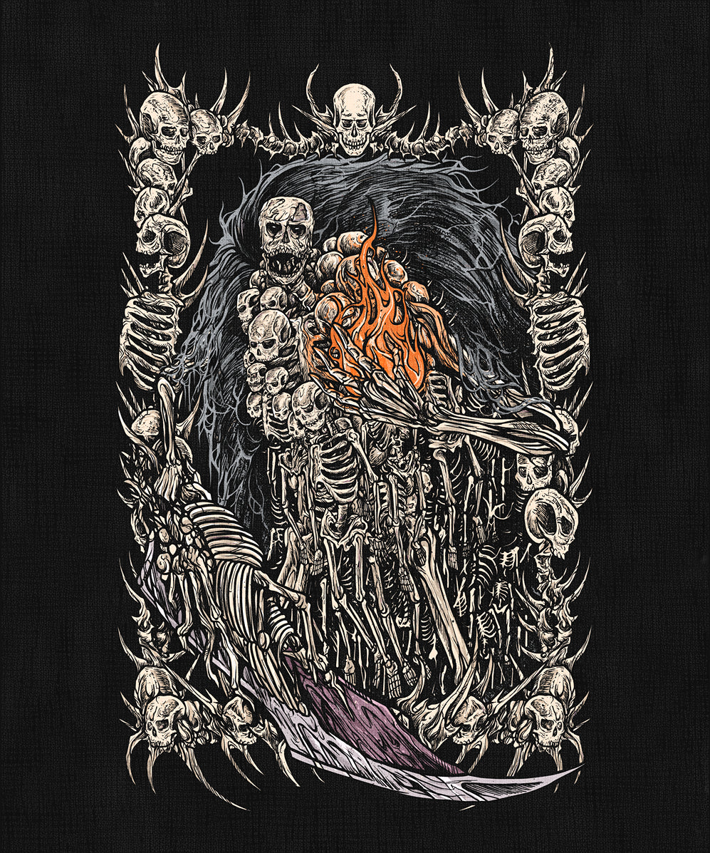 Artwork of Dark Souls Gravelord Nito. Gravelord Nito is the first of the dead in Dark Souls, a primordial being who embodies death itself. Wielding miasma and death sorcery, he governs the catacombs and holds a Lord Soul from the First Flame.