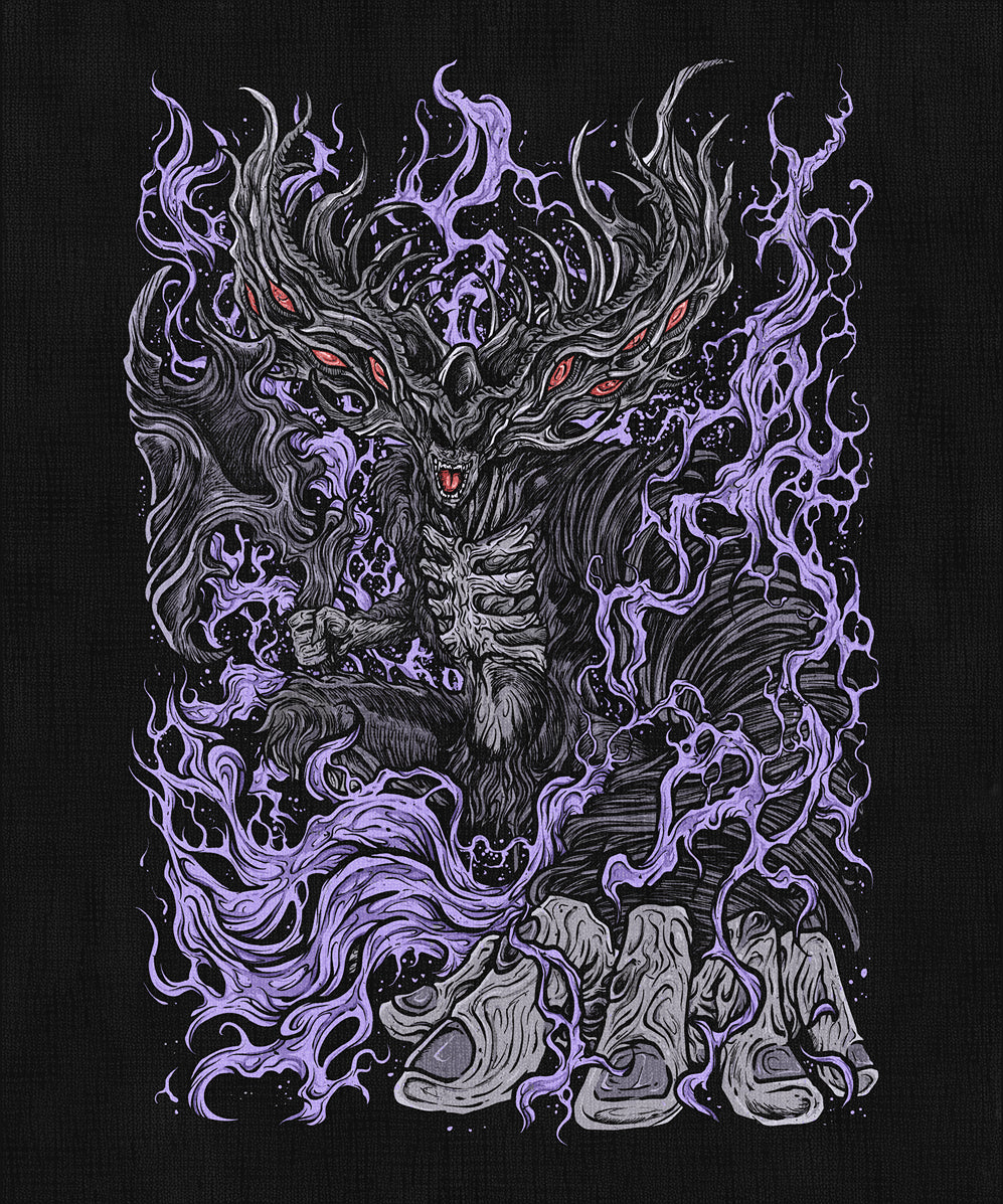 Concept Art of Dark Souls Manus Father of the Abyss. In Dark Souls, Manus is the ancient being behind the spread of the Abyss. Once human, his fragmented humanity turned violent, spawning darkness that warped time and consumed Oolacile.