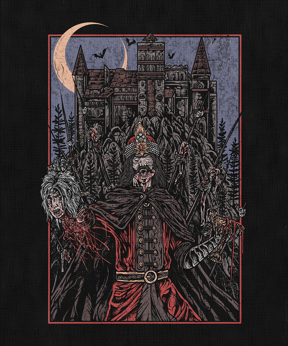 Concept Art of Dracula Vlad the Impaler. Vlad Tepes, or Vlad the Impaler, is a legendary figure whose cruelty and cunning forged his place in both history and vampire myth. Ruling during turbulent times, he fought against the Ottoman Empire and left a legacy soaked in blood—ultimately influencing gothic fiction and vampire legends for centuries.
