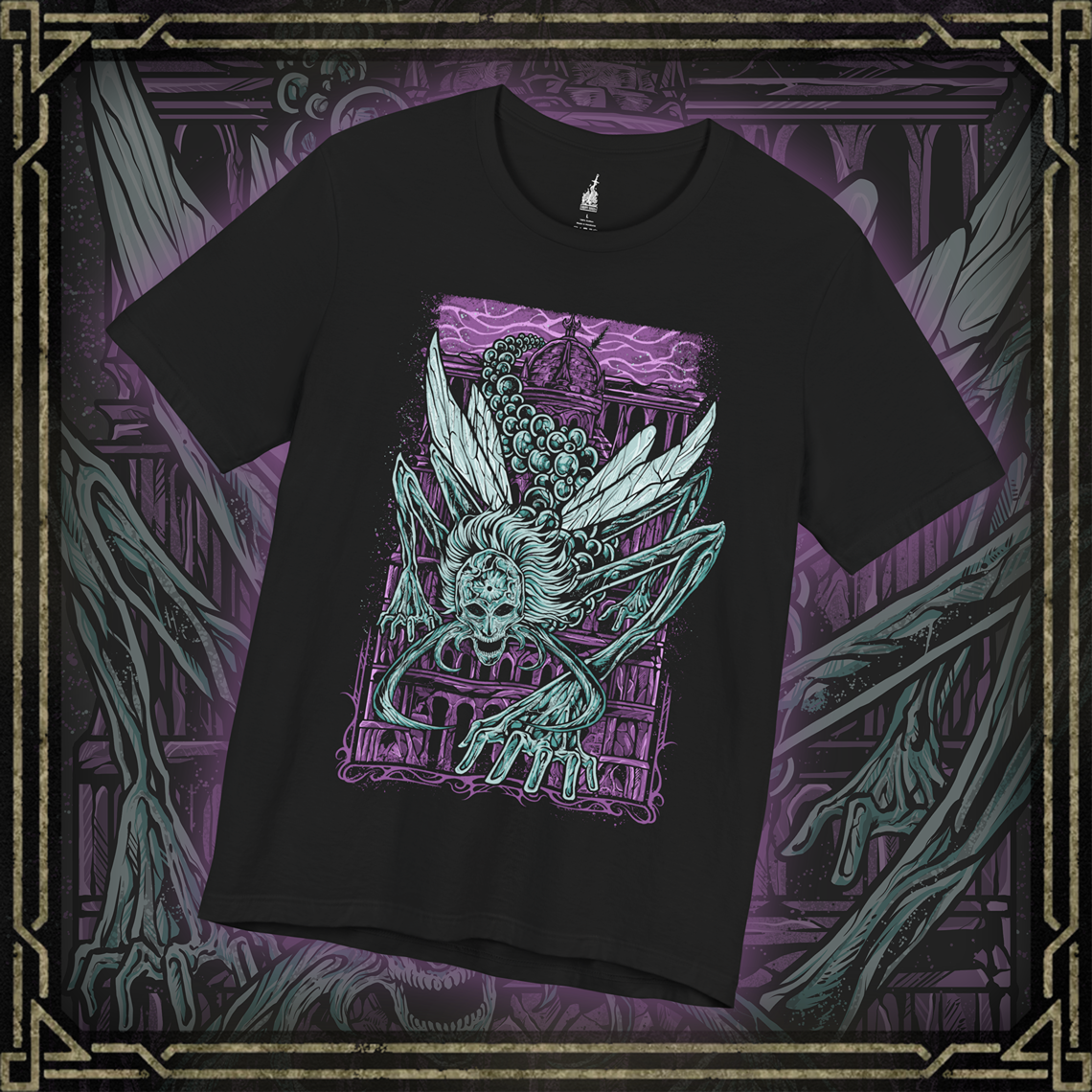 Thumbnail of a T-shirt featuring Astel, Naturalborn of the Void from Elden Ring in a grim design, showcasing the cosmic and eerie creature with its otherworldly appearance, perfect for fans drawn to the dark mysteries of the Lands Between.