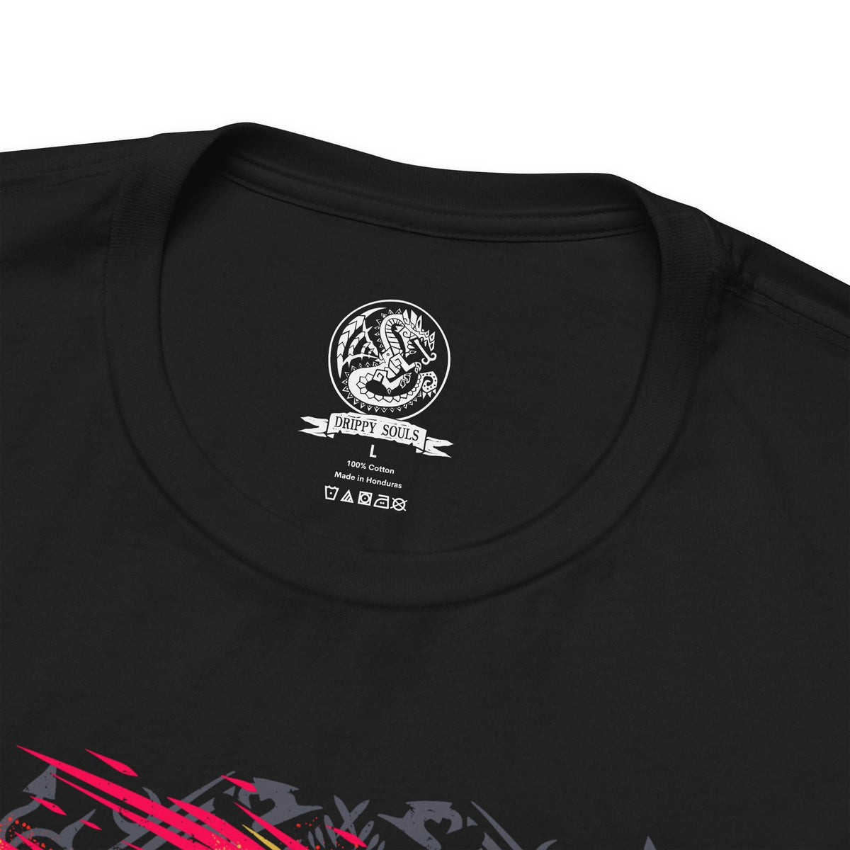 Folded T-Shirt design of Valstrax from the Monster Hunter series, depicting the majestic Jet Dragon with its enormous metallic wings spread like crimson-powered jet engines. Dragon energy gathers around its wing blades as it prepares to launch into the sky at incredible speed, leaving streaks of red light and explosive energy behind its armored body. The artwork captures Valstrax's aerodynamic silhouette as the Crimson Comet among Monster Hunter Elder Dragons.