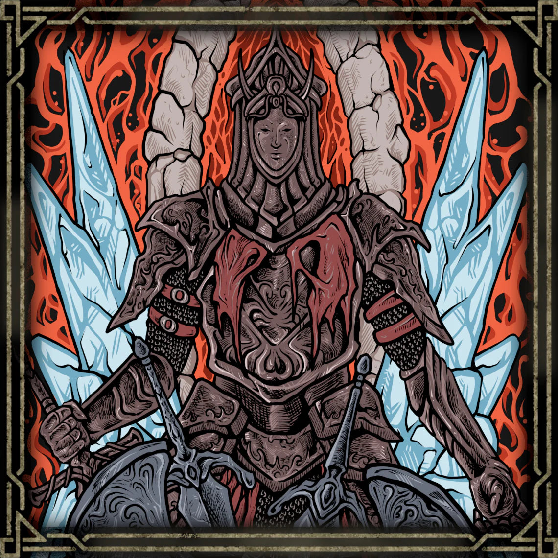Burnt Ivory King