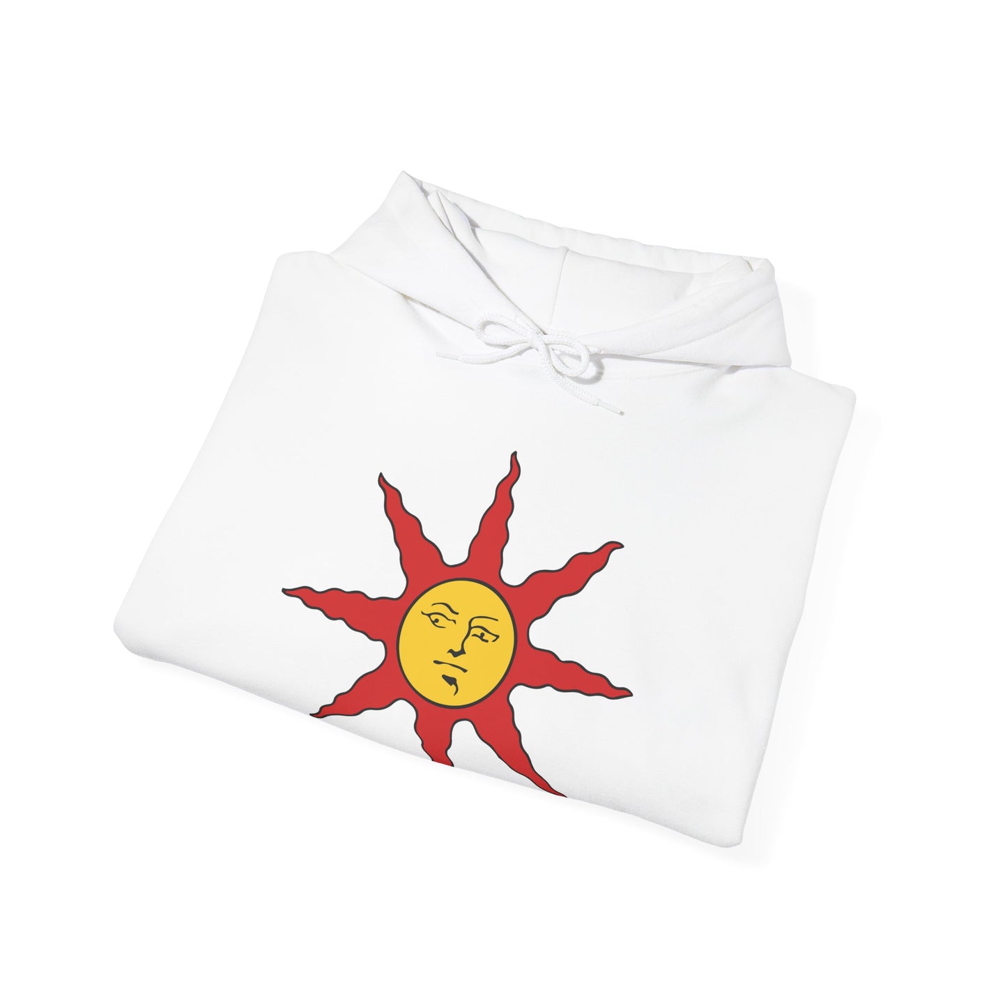 Dark Souls Solaire of Astora White Hooded Sweatshirt