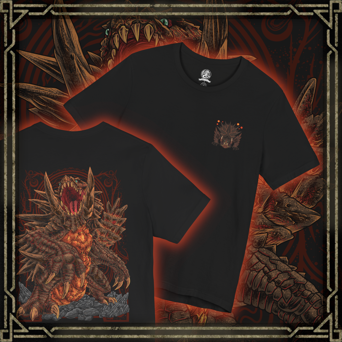 Akantor the Black God Double-Sided T-Shirt