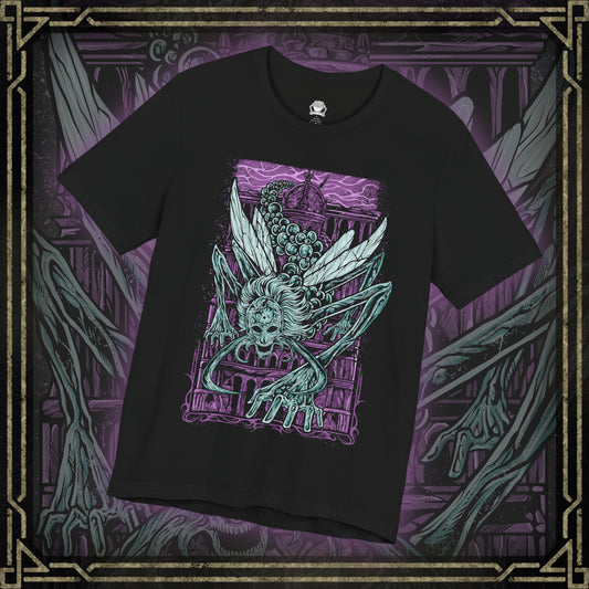 Thumbnail of a T-shirt featuring Astel, Naturalborn of the Void from Elden Ring in a grim design, showcasing the cosmic and eerie creature with its otherworldly appearance, perfect for fans drawn to the dark mysteries of the Lands Between.
