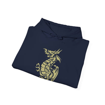 Image 6 of a Hooded Sweatshirt featuring an Elite Knight-inspired design from Dark Souls, adorned with intricate armor details that highlight the timeless look of this iconic set. Ideal for fans who appreciate classic armor and the enduring spirit of the undead journey.