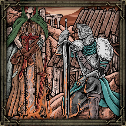 Wallpaper of Bearer of the Curse. In Dark Souls II, the Bearer of the Curse journeys through Drangleic seeking to break the Undead curse. Facing hollowing and the loss of self, they gather powerful souls to claim the Throne of Want. Their path reflects Dark Souls’ core themes — identity, memory, and the endless struggle against a fate that erodes both body and mind.