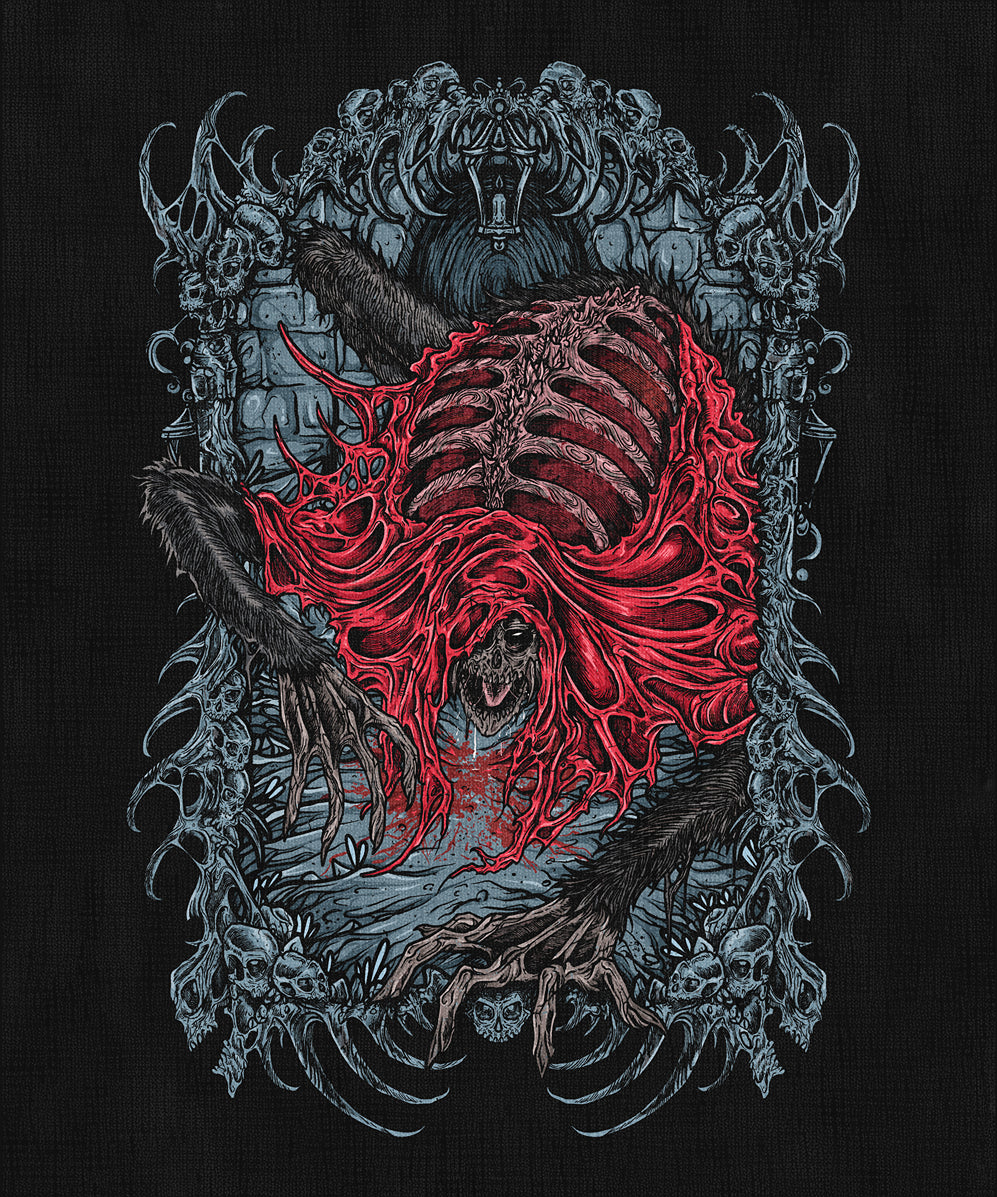 Fanart of Bloodborne Blood-Starved Beast Grim. The Blood-Starved Beast is a key boss in Bloodborne, haunting the ruins of Old Yharnam. Once a victim of the Healing Church’s blood rituals, it mutated into a toxic, frenzied horror. Its battle tests both patience and poison resistance.