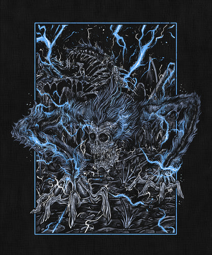 Artwork of Bloodborne Darkbeast Paarl Grim. Darkbeast Paarl is a skeletal, lightning-infused monstrosity found deep in Bloodborne’s Hypogean Gaol. Composed of bone and crackling electricity, it is a failed result of the Healing Church’s dark experiments, blending beast and arcane power.