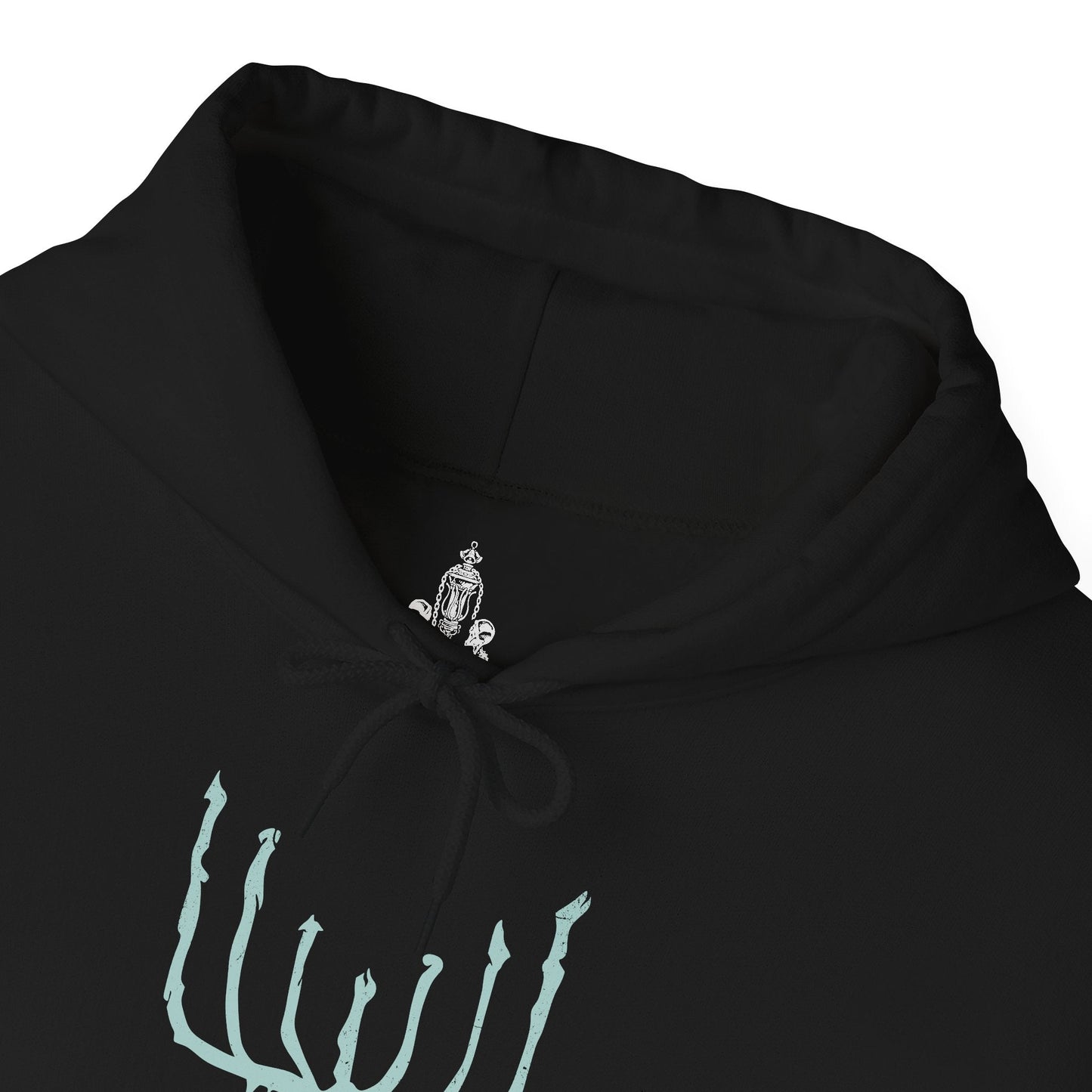 Folded Hooded Sweatshirt featuring the Orphan of Kos from Bloodborne, the anguished spawn of the Great One Kos and final guardian of the Hunter’s Nightmare. Screaming with primal rage, this emaciated, grotesque figure wields its own umbilical weapon in a relentless, grief-fueled assault. Born from cosmic tragedy and human sin, the Orphan embodies the sorrow and fury of a forsaken child of the void. This design captures the emotional weight of one of Bloodborne’s most haunting encounters.