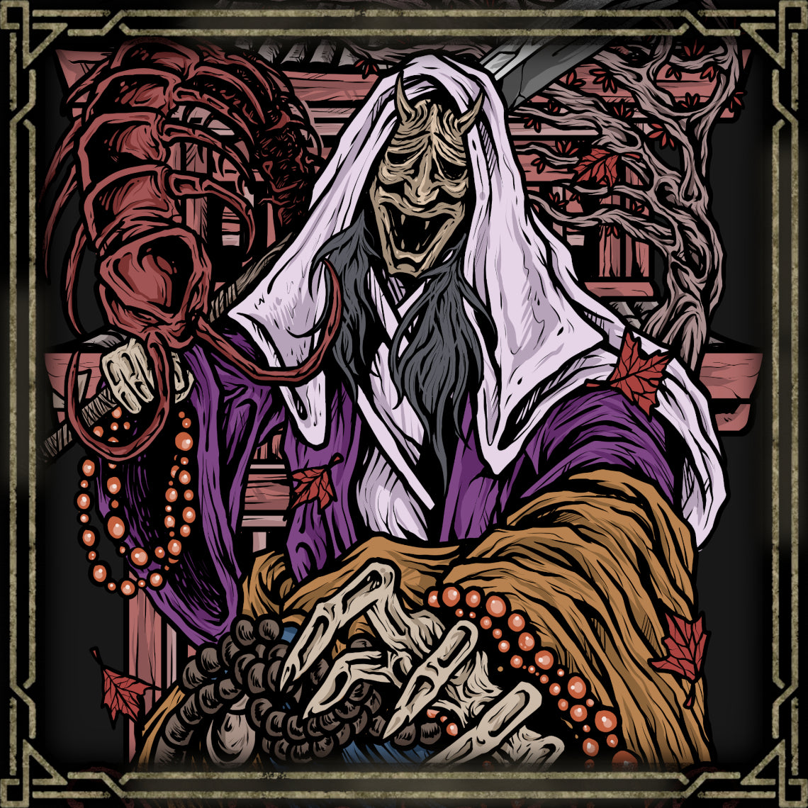 Wallpaper of Corrupted Monk. Bound to a monstrous centipede, the Corrupted Monk is a servant of the Divine Realm’s corrupted waters. Her eternal resurrection mocks enlightenment, turning sacred duty into grotesque obsession. Each clash reveals Sekiro’s central theme — that immortality is not salvation, but rot given flesh and motion.