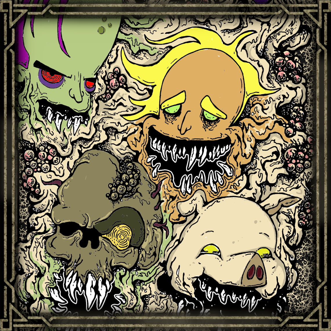 Artwork of Courage Villains. Courage the Cowardly Dog is remembered for its surreal villains and disturbing encounters. Katz is a calculating feline with a sinister personality, while Dr. Zalost is a melancholic inventor associated with a machine that spreads sadness. Freaky Fred is Courage's barber cousin, known for his disturbing obsession with shaving. Benton Tarantella is a sinister filmmaker, and Jean Bon is a mysterious figure whose bizarre appearance adds to the series' surreal atmosphere.