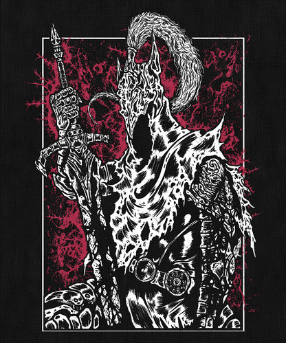 Concept Art of Dark Souls Artorias the Abysswalker Grim. In Dark Souls, Artorias stands as a fallen legend. Armed with a greatsword and a shattered arm, he faced the Abyss alone to rescue Oolacile. Though tainted by darkness, he fought with unwavering resolve. His corrupted form guards the Abyss, a somber reminder that even the greatest warriors can fall to the very evil they oppose.