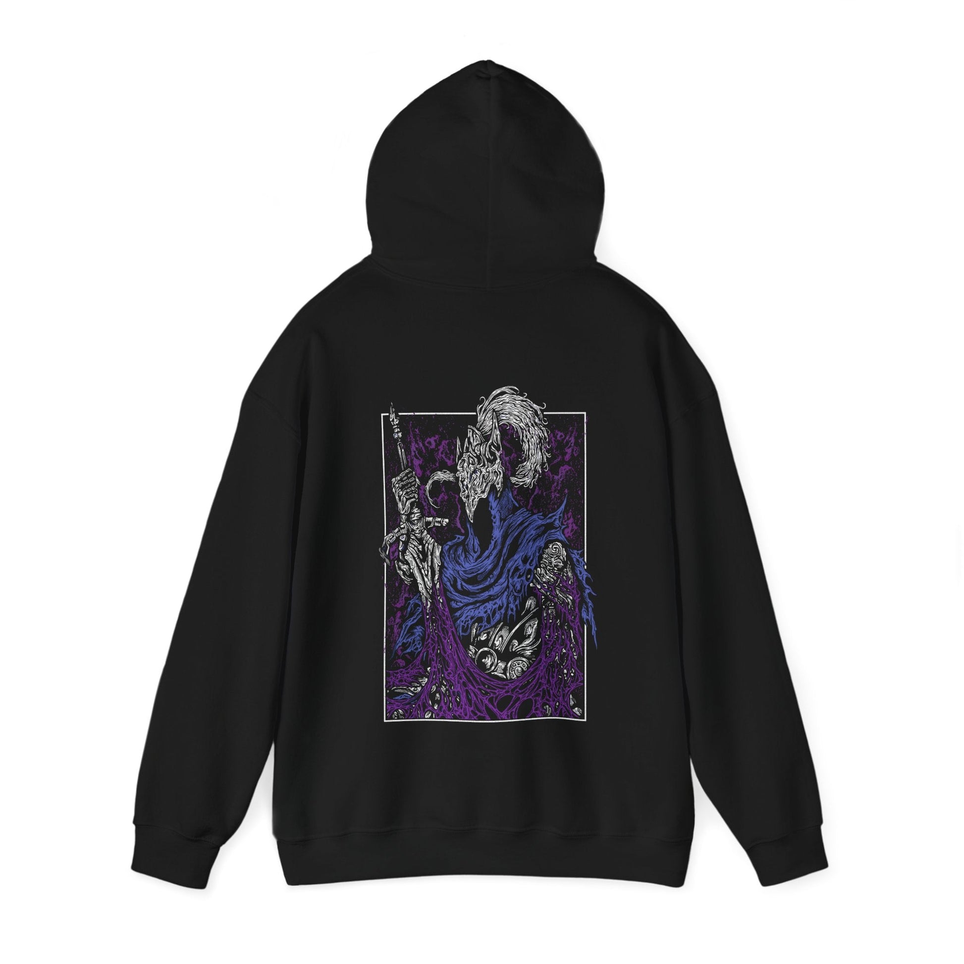 Image number 4 of a Hooded Sweatshirt featuring Artorias the Abysswalker from Dark Souls in a grim design, showcasing his iconic armor and tragic struggle against the Abyss, perfect for fans of this legendary knight and his heartbreaking journey.