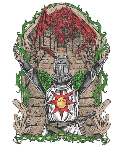 Artwork of Dark Souls Solaire of Astora White. Solaire of Astora is a legendary knight in Dark Souls, known for his unwavering faith and pursuit of his own sun. A symbol of hope and jolly cooperation, Solaire aids players in battle and represents the Warrior of Sunlight covenant. His noble quest and iconic catchphrase, “Praise the Sun!”, have made him one of the most beloved figures in the Soulsborne universe.