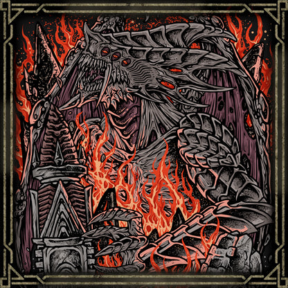 Wallpaper of Demons Souls Dragon God. Worshipped as a deity by the people of Stonefang, the Dragon God is an ancient Archdemon whose immense power threatens everything in its path. Its terrifying gaze and overwhelming strength make it a force of destruction unlike any ordinary demon. Deep within the Underground Temple, the Slayer of Demons must overcome this colossal creature using the ancient mechanisms of the ruined sanctuary, turning the encounter into one of the most memorable moments in Demon's Souls.