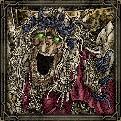 Concept Art of Divine Beast Dancing Lion Grim. The Divine Beast Dancing Lion is a fearsome Legend Boss in Elden Ring: Shadow of the Erdtree, found within Belurat, the Tower Settlement. Swift and unyielding, it strikes with devastating elemental attacks, testing the limits of both speed and endurance. While optional, this battle demands keen reflexes and unwavering determination. Revered as a celestial messenger, the Divine Beast channels the fury of the heavens.