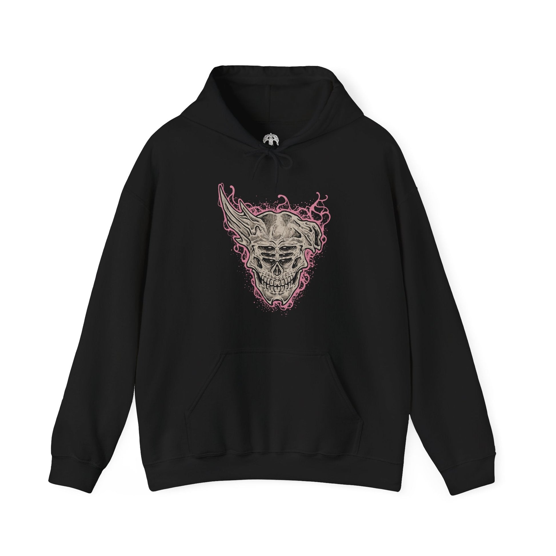 Image 4 of a Hooded Sweatshirt design of Dreglord from Elden Ring Nightreign, an immense mound of flesh, skeletal remains, and discarded debris animated by an obsessive determination to endure. Its grotesque silhouette rises from the darkness as fragments of countless fallen beings merge into a single unstoppable entity. The design highlights Dreglord's eerie immortality, communal resentment, and grotesque nature beyond all known forms of life.