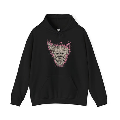 Image 4 of a Hooded Sweatshirt design of Dreglord from Elden Ring Nightreign, an immense mound of flesh, skeletal remains, and discarded debris animated by an obsessive determination to endure. Its grotesque silhouette rises from the darkness as fragments of countless fallen beings merge into a single unstoppable entity. The design highlights Dreglord's eerie immortality, communal resentment, and grotesque nature beyond all known forms of life.
