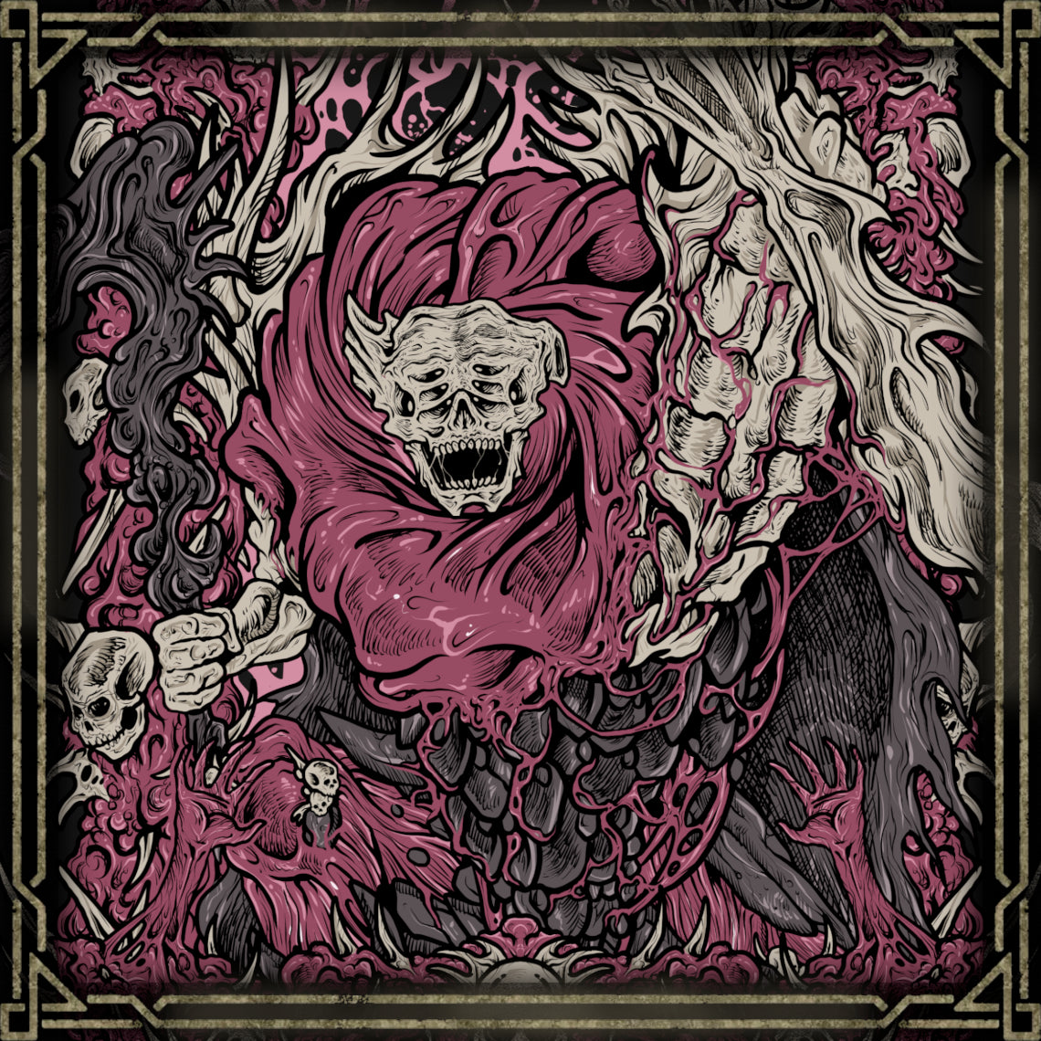 Wallpaper of Dreglord. An abhorrent mound of flesh born from the discarded dead. Its many bodies share a single purpose—to endure beyond destruction and deny the peace of oblivion.