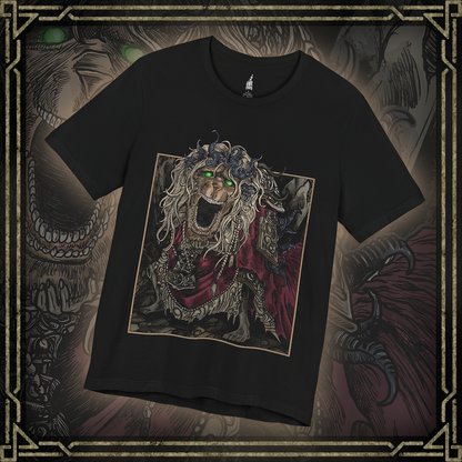 Thumbnail of a T-shirt featuring the Divine Beast Dancing Lion from Elden Ring Shadow of the Erdtree, blending majestic and powerful imagery, perfect for fans who appreciate mythical creatures and epic battles in the Lands Between.