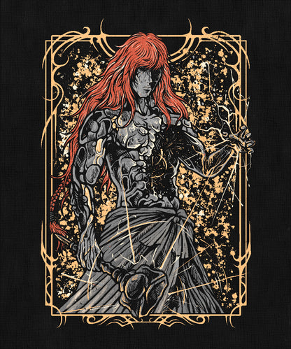 Concept Art of Elden Ring Radagon of the Golden Order. Radagon, the radiant champion and second Elden Lord, sought to preserve the Golden Order’s truth even as it crumbled. His fusion with Marika reflects the paradox of godhood — one soul, two wills, forever divided. In his final battle, Radagon’s faith in the order he loved becomes both his strength and his undoing, a divine tragedy at the heart of Elden Ring.