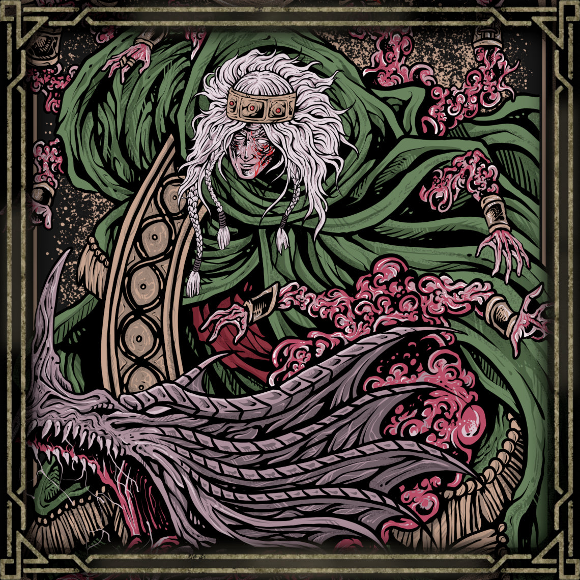 Wallpaper of Godrick the Grafted. Ruling Stormveil with cruelty, Godrick embodies corruption and weakness hidden behind stolen power. By grafting severed limbs, he sought to match the might of his forebears, but became a mockery of the Golden Lineage. His boss fight marks a crucial step in the Tarnished’s rise in the Lands Between.