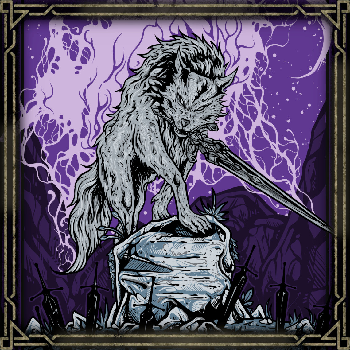 Artwork of Great Gray Wolf Sif. Great Gray Wolf Sif stands as one of Dark Souls’ most tragic figures — the faithful companion of Artorias the Abysswalker. Guarding his master’s grave with unwavering loyalty, Sif wields Artorias’ greatsword in his jaws. His battle against the Chosen Undead is a heartbreaking test of duty and devotion, a symbol of love that endures even beyond death.
