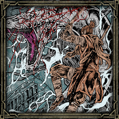 Artwork of Great Serpent. The Great Serpent is a colossal white snake that dwells in the Sunken Valley of Sekiro. Revered as a god by local cults, this ancient beast is both a deadly predator and a sacred symbol. Its sheer size, piercing gaze, and relentless pursuit make it one of Sekiro’s most memorable encounters.