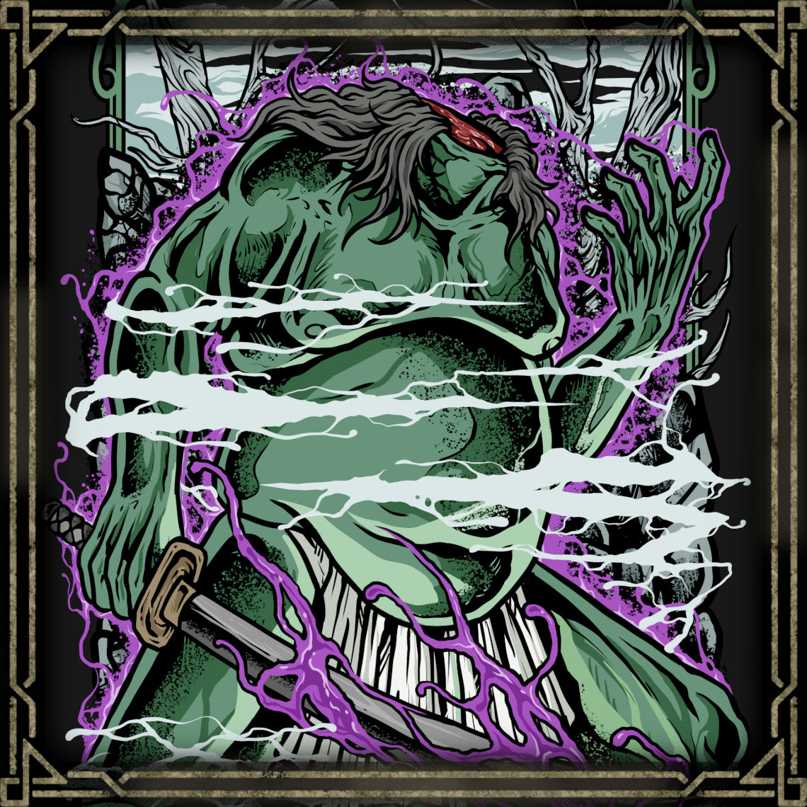 Concept Art of Headless. In Sekiro, the Headless are grotesque remnants of forgotten conflict, encountered in shadowed groves and hidden caverns. Armed with spectral weapons and terror-inducing aura, they punish the unprepared. Their existence symbolizes the spiritual corruption tied to immortality and war, turning nature’s quiet beauty into a stage for supernatural horror.