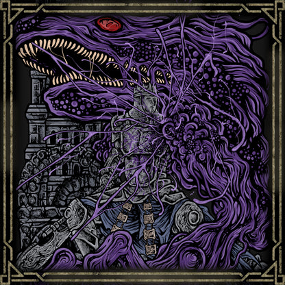 Concept Art of Iudex Gundyr. Before becoming the first judge of the Ashen One, Iudex Gundyr was a champion who arrived too late to link the First Flame. His failure left him bound to test those who might succeed where he could not. Beneath his formidable armor lies a horrifying corruption that erupts when he is pushed to his limits, transforming the disciplined warrior into a monstrous opponent. His encounter introduces the relentless combat, tragic champions, and decaying world that define Dark Souls III.