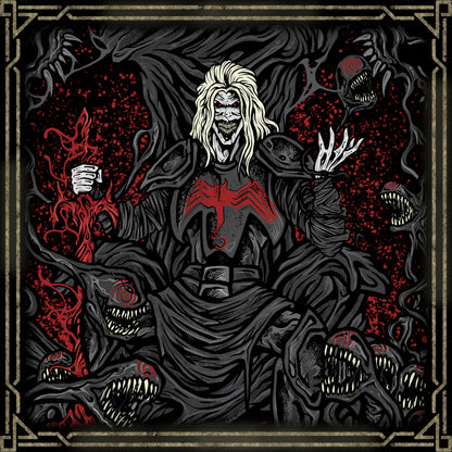 Artwork of Knull God of the Symbiotes. Knull is the ancient god of the symbiotes in the Marvel Universe, born from the primordial darkness that existed before creation itself. Wielding the living abyss and the terrifying All-Black Necrosword, Knull created the symbiote race and sought to extinguish light across the cosmos, becoming one of Marvel’s most powerful cosmic threats.