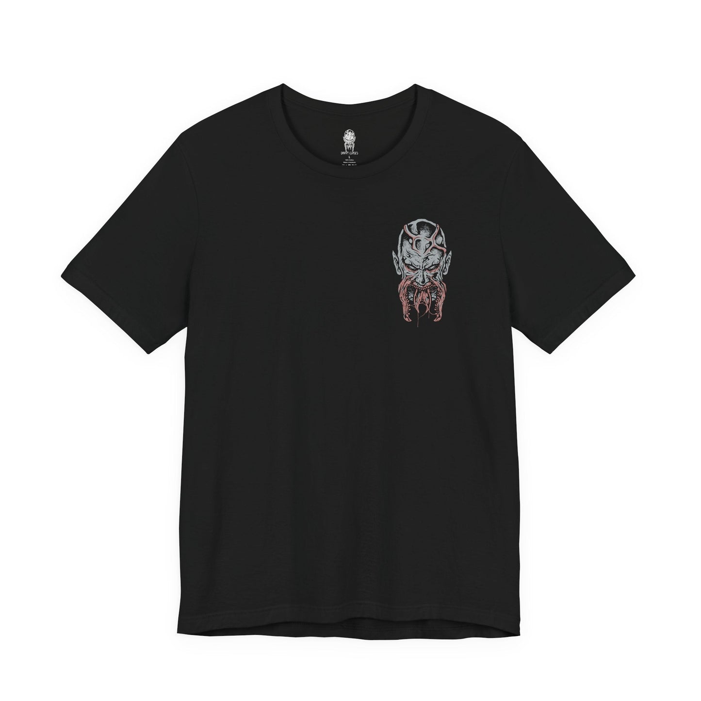 Image 4 of a T-shirt artwork depicting Kyle Crane mid-combat against Volatiles, leaping across rooftops as claws slash through the air behind him. Sparks from a UV flare illuminate their monstrous forms while the city skyline burns in the distance. This design reflects agility, desperation, and the brutal contrast between human endurance and the apex predators that dominate the night.