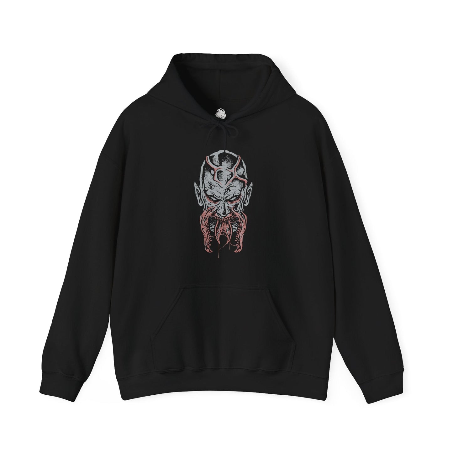 Image 4 of a Hooded Sweatshirt of Kyle Crane standing his ground against multiple Volatiles in a dark alley, weapons ready as the creatures close in from every direction. Their glowing jaws and muscular frames radiate pure danger while faint UV light pushes them back. The composition emphasizes survival horror, tension, and the constant fear of being hunted after dark.