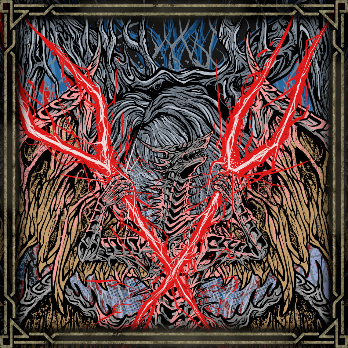 Fanart of Lichdragon Fortissax. Once a proud ally of Godwyn the Golden, Fortissax waged war against Death to preserve his friend’s soul. In its futile struggle, the dragon was corrupted by the Deathblight, becoming the Lichdragon — a being torn between life and undeath. Found deep beneath the Erdtree, Fortissax embodies the sorrow of loyalty twisted by divine tragedy.