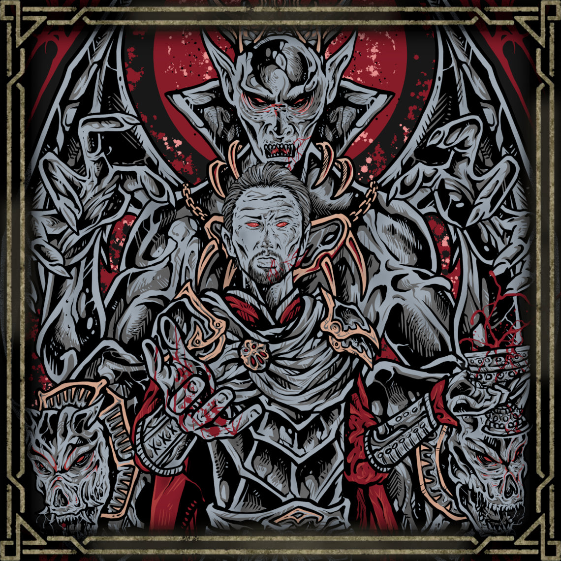 Artwork of Lord Harkon Vampire Lord. Lord Harkon, feared ruler of the Volkihar Clan, seeks to fulfill an ancient prophecy that would blot out the sun and grant vampires eternal dominion. As a Vampire Lord, he wields immense power gifted by Molag Bal, blending nobility, cruelty, and dark ambition. His quest threatens the balance of Skyrim, echoing the true horror of vampiric immortality.