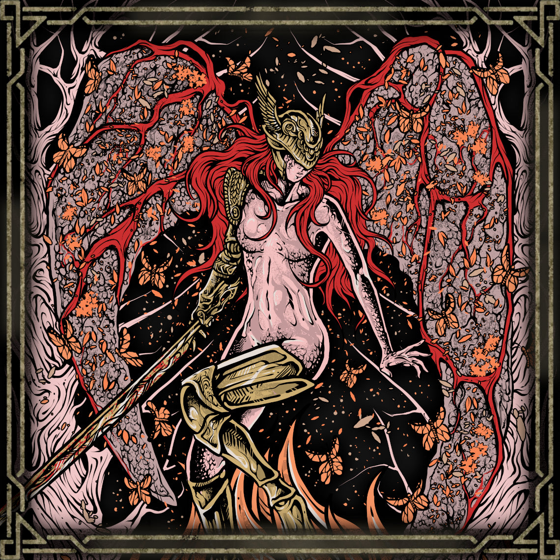 Wallpaper of Malenia Blade of Miquella. Cursed from birth with the Scarlet Rot, Malenia endured endless suffering but became one of the most powerful demigods in Elden Ring. Fiercely loyal to her brother Miquella, she fought as his blade. Her corruption unleashed devastation in Caelid during her legendary clash with Radahn, shaping the fate of the Lands Between.