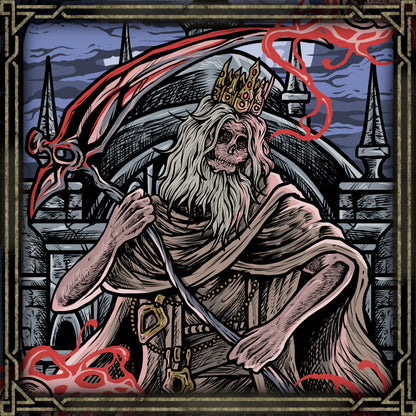 Wallpaper of Martyr Logarius. Hidden upon the frozen rooftops of Cainhurst Castle, Martyr Logarius wields powerful arcane sorcery and a massive scythe infused with righteous fury. Though long dead, his indomitable will keeps him fighting as an undead guardian. His battle blends relentless aggression, magical attacks, and tragic sacrifice, making him one of Bloodborne’s most memorable encounters.