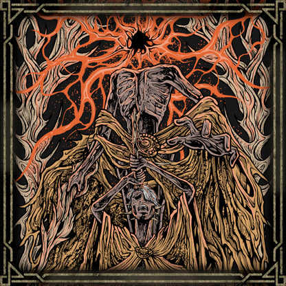Artwork of Midra Lord of Frenzied Flame. Long ago, the great Sage Midra sought to ascend as a Lord of the Frenzied Flame, but his strength proved insufficient. Pierced by the branching thorns of the Greatsword of Damnation, Midra’s power was sealed by the Hornsent. In response, they forbade access to Midra’s Manse and the surrounding Abyssal Woods, shrouding the region in darkness. Condemned to eternal suffering, Midra remained in torment, bound by the will of his beloved, Nanaya.