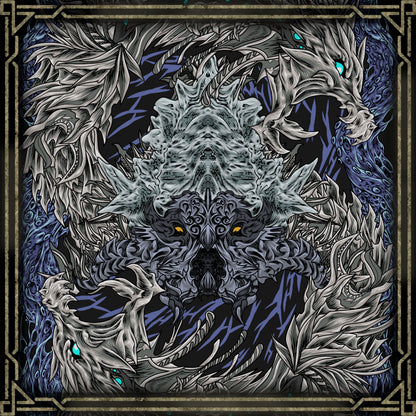 Wallpaper of Nakarkos the Skeleton Dragon. Nakarkos is an enormous Elder Dragon whose strange body and scavenger-like behavior set it apart from other creatures in Monster Hunter. Living among piles of bones, it uses its tentacles to manipulate monster skulls and can reproduce attacks associated with the creatures whose remains it carries. Hunters must face its unusual anatomy and devastating elemental attacks to bring down this mysterious beast.