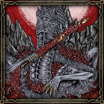 Concept Art of Rykard Lord of Blasphemy Grim. Rykard’s transformation into the Lord of Blasphemy is a grotesque rebellion against the Golden Order. Once a powerful demigod, he chose to be consumed by the God-Devouring Serpent to achieve forbidden strength. His grotesque fusion and warped ideals echo Elden Ring’s core conflict: order versus chaos, divinity versus defiance.