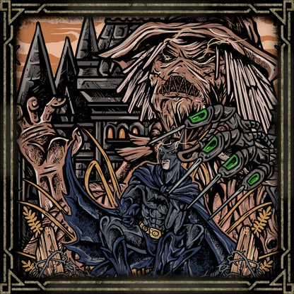 Artwork of Scarecrow. Scarecrow, also known as Jonathan Crane, is one of the most terrifying villains in the DC Universe. A former psychiatrist obsessed with fear, he developed a potent fear toxin that transforms victims' deepest nightmares into reality. His experiments have made him one of Batman's most dangerous psychological enemies.