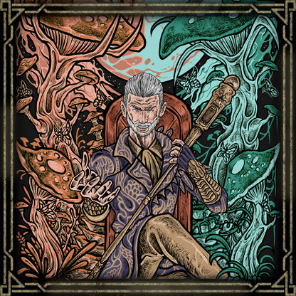 Artwork of Shivering Isles Sheogorath. Sheogorath, the Daedric Prince of Madness, rules the Shivering Isles, a realm split between Mania’s vibrant insanity and Dementia’s paranoid despair. Known for chaotic whims and twisted humor, he shapes mortals into puppets of delusion. His unpredictable rule makes the Isles one of the most surreal and dangerous domains in Elder Scrolls lore.